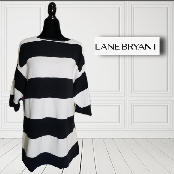 Lane Bryant Striped Top - Picture 1 of 3
